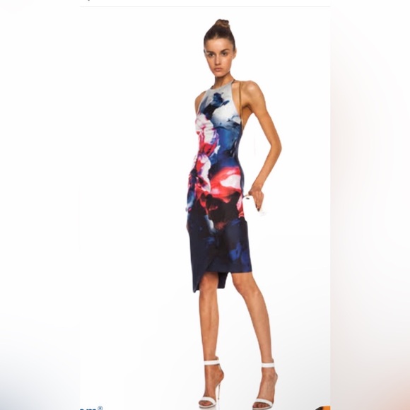 nicholas backless dress Draped Crisscross Backless Maxi Dress main image 0